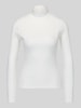 HUGO Slim Fit Langarmshirt aus Baumwoll-Mix Modell 'Driza_4' Offwhite