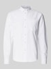 Wood Wood Regular Fit Freizeithemd mit Button-Down-Kragen Modell 'Adam' Weiss