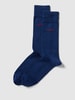 HUGO CLASSIFICATION Socken mit Label-Detail im 2er-Pack Marine