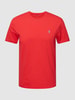 Polo Ralph Lauren T-Shirt mit Label-Stitching Rot