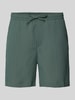 Jack & Jones Regular Fit Shorts mit Strukturmuster Modell 'JAIDEN MASSIMO' Dunkelgruen