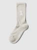 Armedangels Sokken met labeldetail, model 'SAAMU' Offwhite