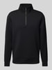 Casual Friday Sweatshirt mit Stehkragen Modell 'Sebastian' Black