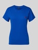 Polo Ralph Lauren T-shirt met labelstitching en ronde hals Donkerblauw