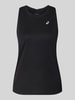ASICS Tanktop met ronde hals model 'CORE' Zwart