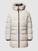 Marc O'Polo Lange donsjas met labelpatch, model 'Parka' Offwhite