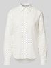 Gant Overhemdblouse met knoopsluiting Offwhite