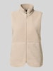 Didriksons Regular Fit Weste mit Strukturmuster Modell 'Siv' Beige