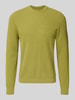 JAKE*S STUDIO MEN Gebreide pullover met ribboorden Groen