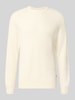 Matinique Regular Fit Pullover aus reiner Baumwolle Modell 'Hellson' Offwhite
