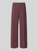 ONLY Regular Fit Weite Hose mit Bügelfalten Modell 'KALINA' Bordeaux