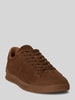Polo Ralph Lauren Sneaker aus echtem Rindsleder Cognac