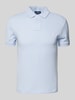 Polo Ralph Lauren Poloshirt mit Label-Stitching Hellblau