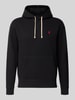 Polo Ralph Lauren bluza z kapturem o kroju regular fit z mieszanki bawełny Czarny