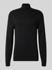 MCNEAL Rollkragenpullover aus Viskose-Mix Black