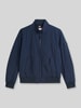Tommy Hilfiger kurtka pikowana w kroju regular fit z pakowaną kieszenią wewnętrzną Granatowy