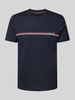 Christian Berg Men T-Shirt mit Label-Print Marine