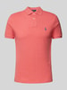 Polo Ralph Lauren Poloshirt mit Label-Stitching Rot Melange