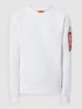 Alpha Industries Sweatshirt met mouwzak Wit