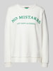 Smith and Soul Sweatshirt mit Statement-Stitching Weiss