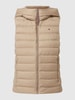 Tommy Hilfiger Steppweste mit Kapuze  Beige