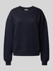 Tommy Hilfiger Sweatshirt met labelstitching en ronde hals Donkerblauw