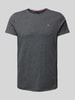 Tommy Jeans T-Shirt mit Logo-Stitching Anthrazit