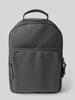 RAINS Rucksack in Leder-Optik BLACK