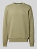 Lacoste Sweatshirt met labelstitching Olijfgroen