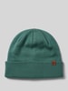 Barts Beanie mit Label-Detail Modell 'WILLES' Petrol