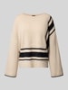 s.Oliver BLACK LABEL Loose Fit Strickpullover aus Woll-Mix Beige