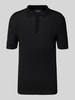 Strellson Koszulka polo o kroju regular fit z czystej wiskozy model ‘VADIM’ Czarny