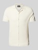 Strellson Slim Fit Freizeithemd mit Strukturmuster Modell 'Vincent' Offwhite