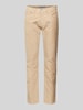 Pierre Cardin Tapered fit corduroy broek, model 'Lyon' Beige