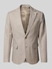 Matinique Slim fit 2-knoops colbert van linnenmix, model 'George' Beige