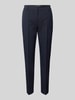 Christian Berg Woman Selection Slim fit stoffen broek met verkort model Marineblauw