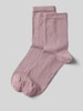 Christian Berg Woman Socken mit Label-Detail im 2er-Pack Altrosa