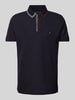 Tommy Hilfiger Regular Fit Poloshirt mit Logo-Stitching Marine