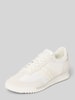 Tommy Jeans Ledersneaker mit Label-Schriftzug Modell 'RETRO RUNNER CLEATED' Weiss