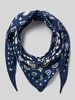 Codello Schal aus reiner Viskose mit Allover-Paisley-Print Blau