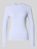 Christian Berg Woman Strickpullover aus Viskose-Mix mit Rundhalsausschnitt Lavender