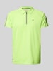 Joy Regular fit poloshirt met logoprint, model 'IVO' Appeltjesgroen