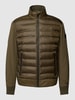 JOOP! Collection Jacke mit Stepp-Besatz Modell 'Boros' Oliv