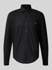 HUGO Freizeithemd mit Knopfleiste Modell 'Ermo' Black
