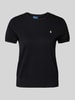 Polo Ralph Lauren Strickshirt mit Logo-Stitching Black