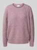 Vila Strickpullover mit Strukturmuster Modell 'LASSIA' Mauve