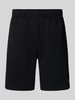 Lacoste Regular Fit Sweatshorts aus Baumwoll-Mix Black