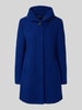 Gil Bret Lange jas met opstaande kraag en steekzakken Koningsblauw