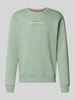 Alpha Industries Sweatshirt mit Logo und Rundhalsausschnitt Lind