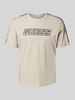 Guess Activewear T-Shirt mit Label-Detail Beige